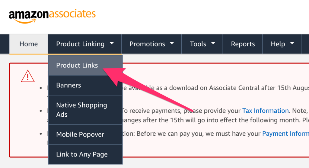 Amazon-Associates-product-links