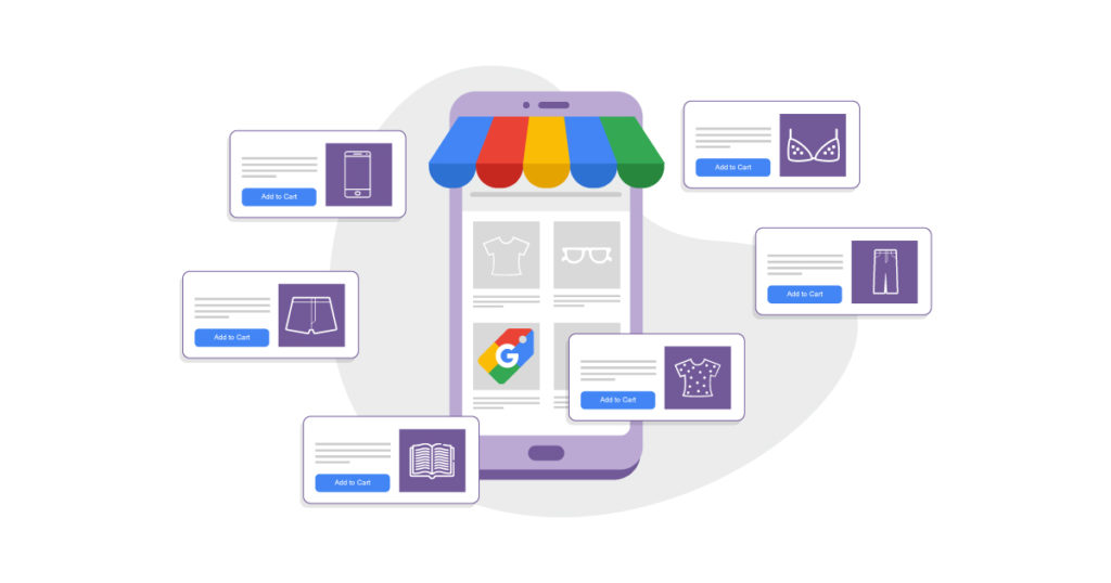 how to get products on google shopping