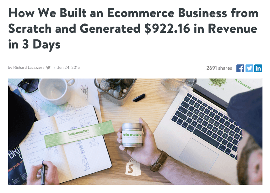 How_We_Built_an_Ecommerce_Business_from_Scratch_and_Generated__922_16_in_Revenue_in_3_Days_—_Ecommerce_Marketing_Blog_-_Ecommerce_News__Online_Store_Tips___More_by_Shopify