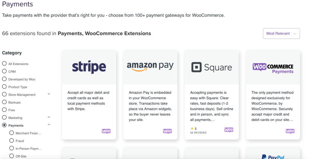 payment extension woocommerce