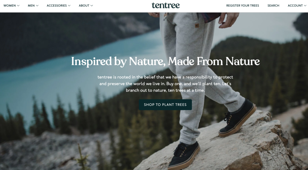 tentree website