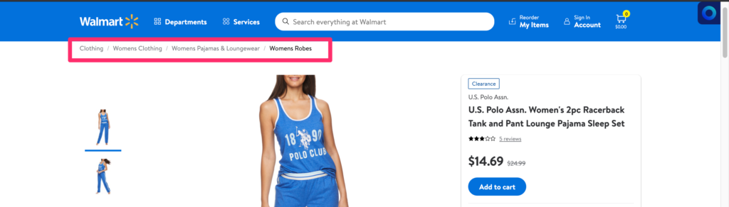 walmart category