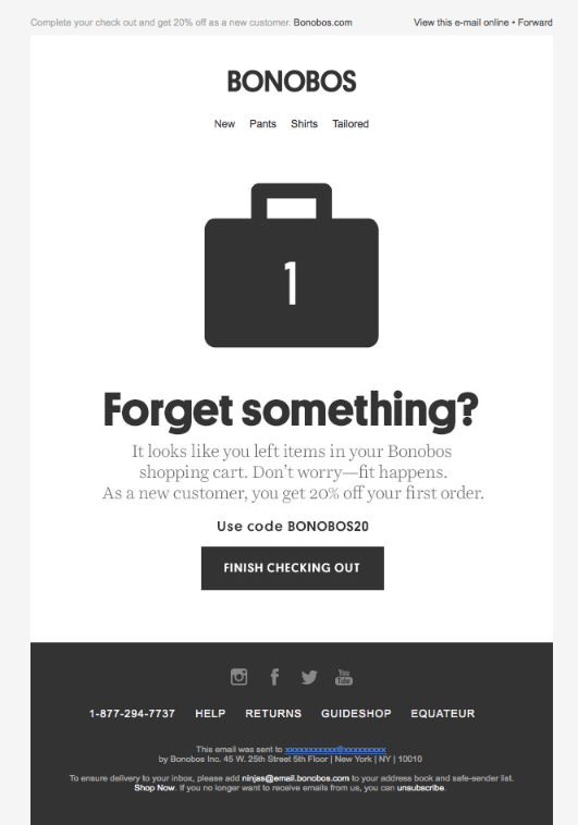 abandoned cart email best practices
