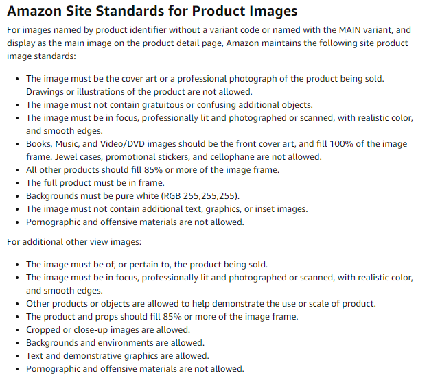 amazon product photography