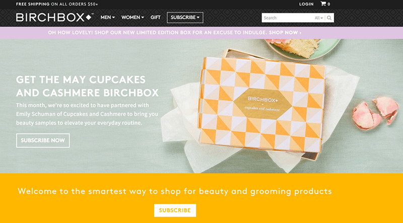 successful subscription box business birchbox