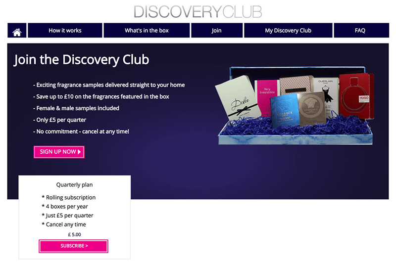 successful subscription box business discovery club