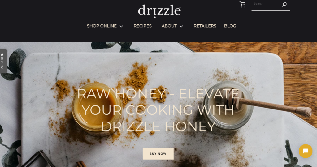 drizzle shopify store honey
