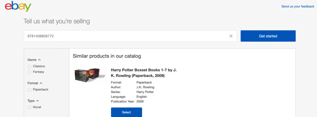 harry potter boxset for sale on eBay