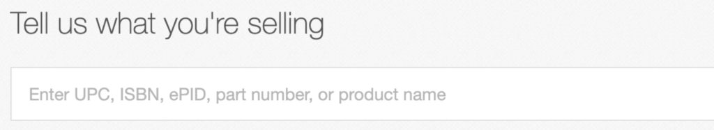ebay product identifiers field