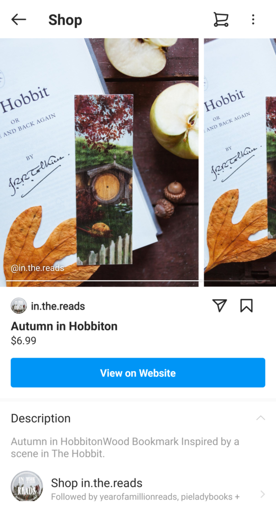 hobbit bookmark