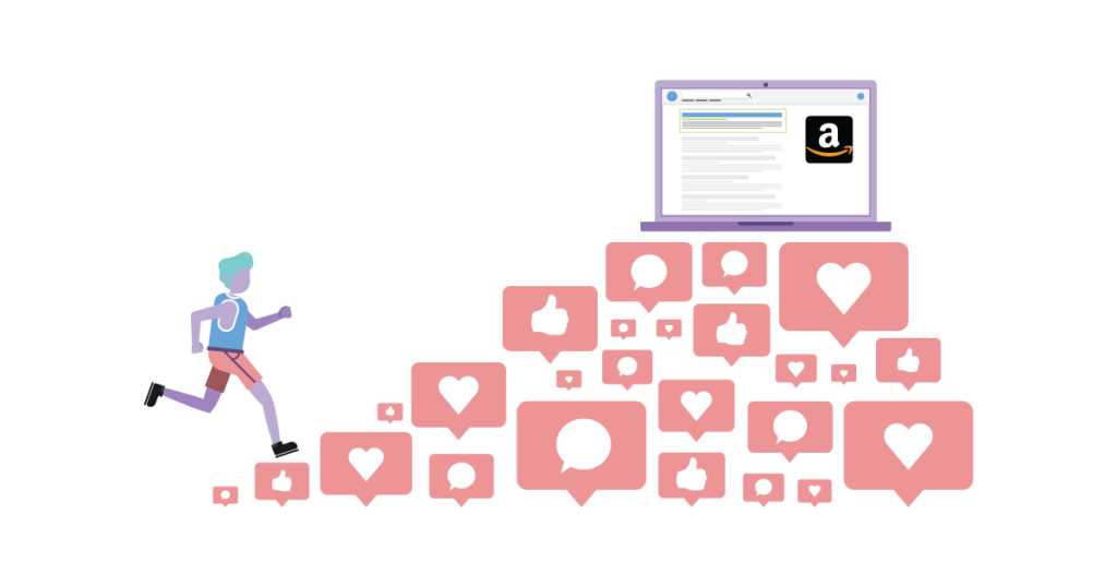 amazon social media