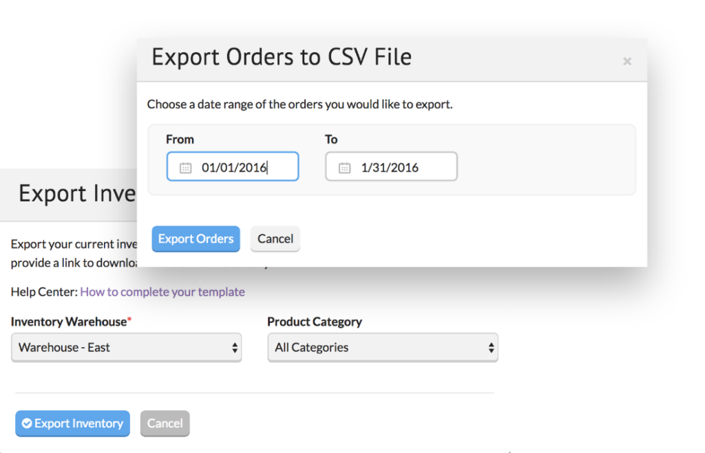 How to export orders to CSV