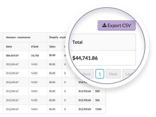 Export to CSV Button