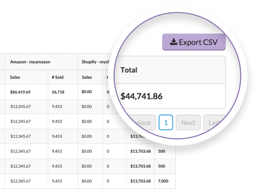 Export orders to CSV for analysis