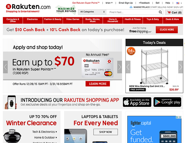 Sell on Rakuten