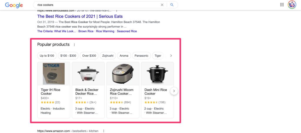 dropshipping product google shopping