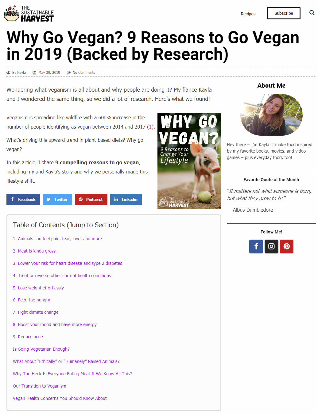 screencapture thesustainableharvest veganism why go vegan 2019 06 05 11 13 46