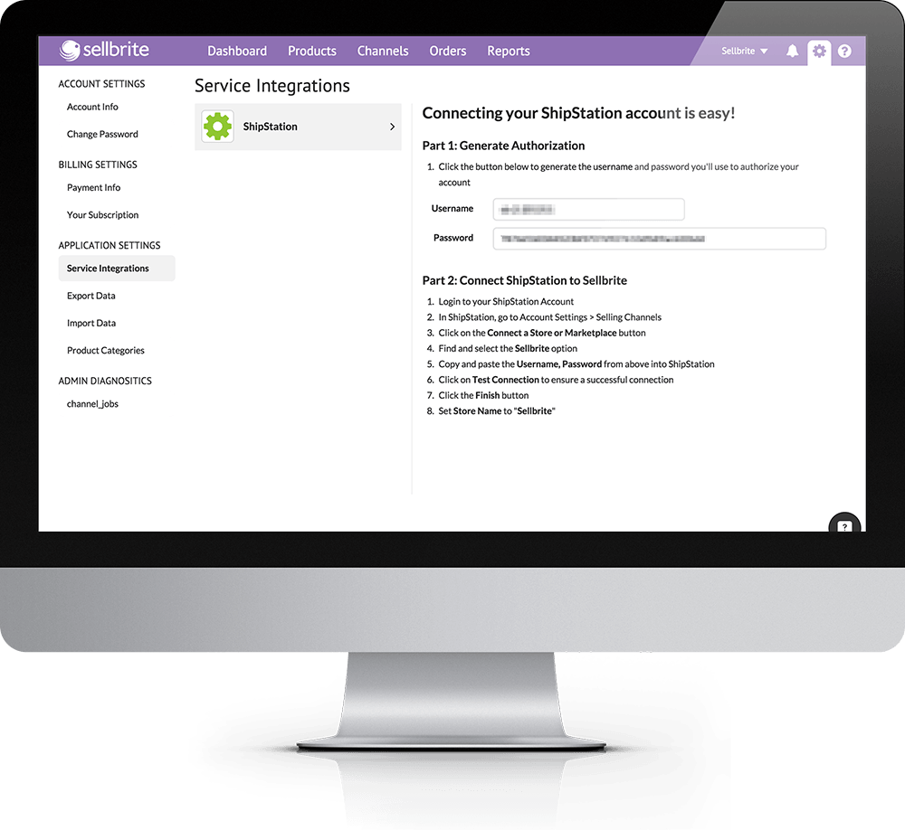 Sellbrite integrates with ShipStation
