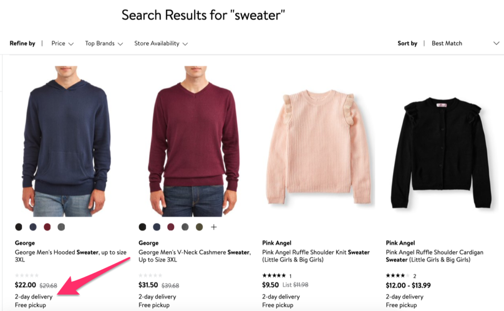 search results for sweater on walmart.com