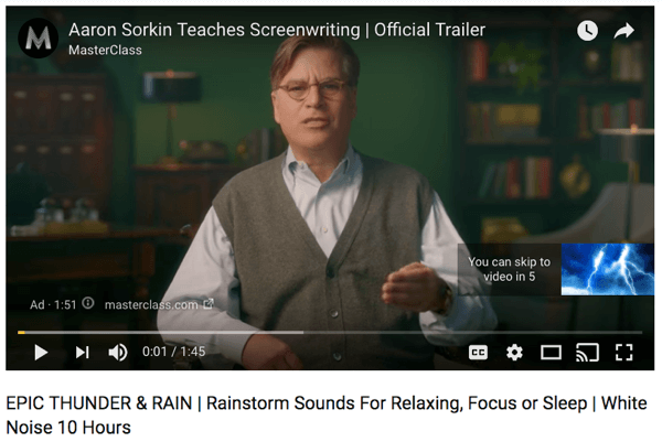 youtube preroll video ad example